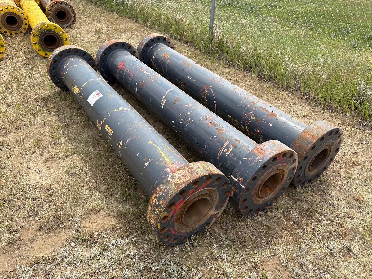 Used (3) 7-1/16” x 96” 15k spacer spools