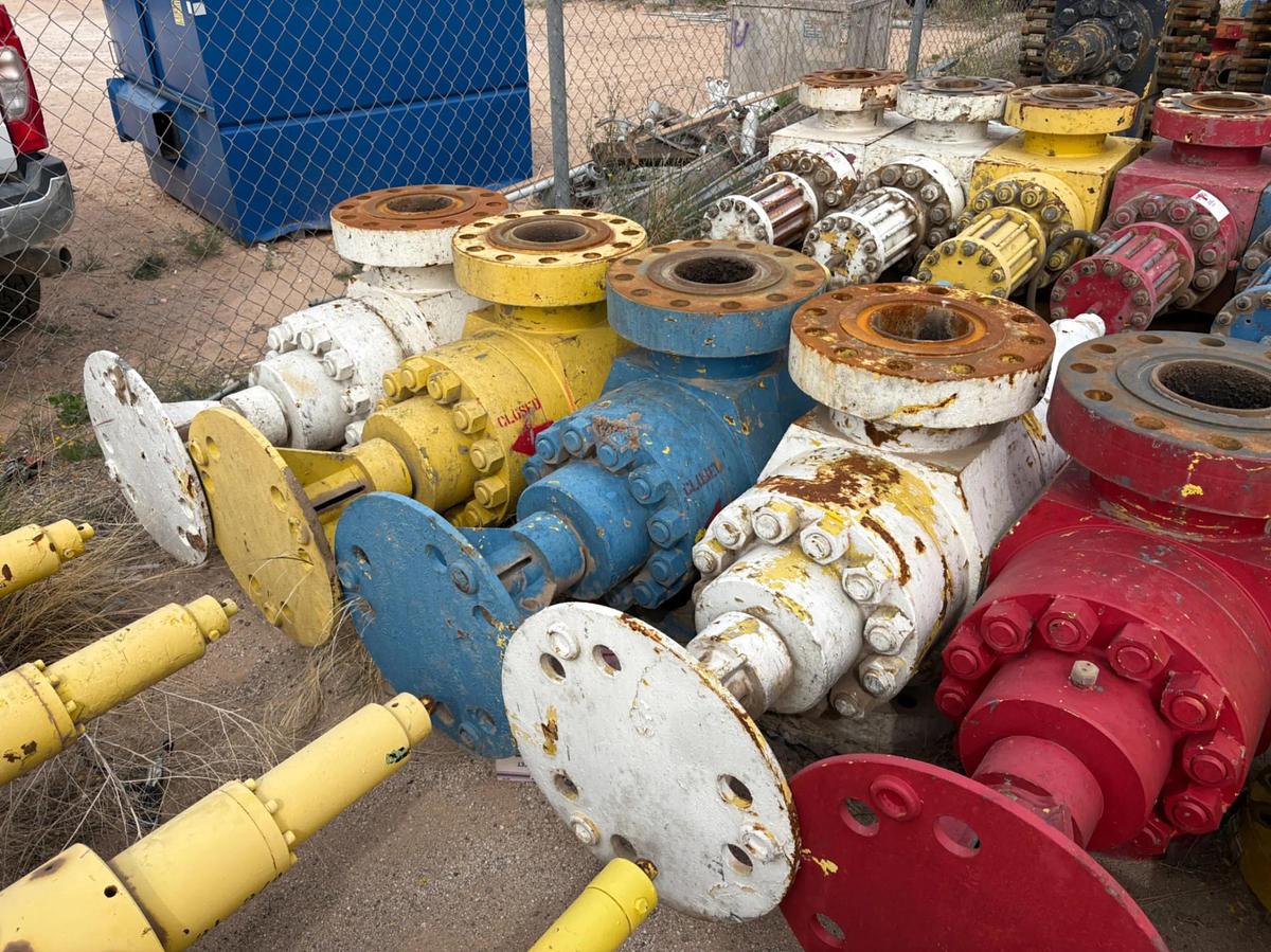 Used (4x$) (4) 7-1/16” frac valves