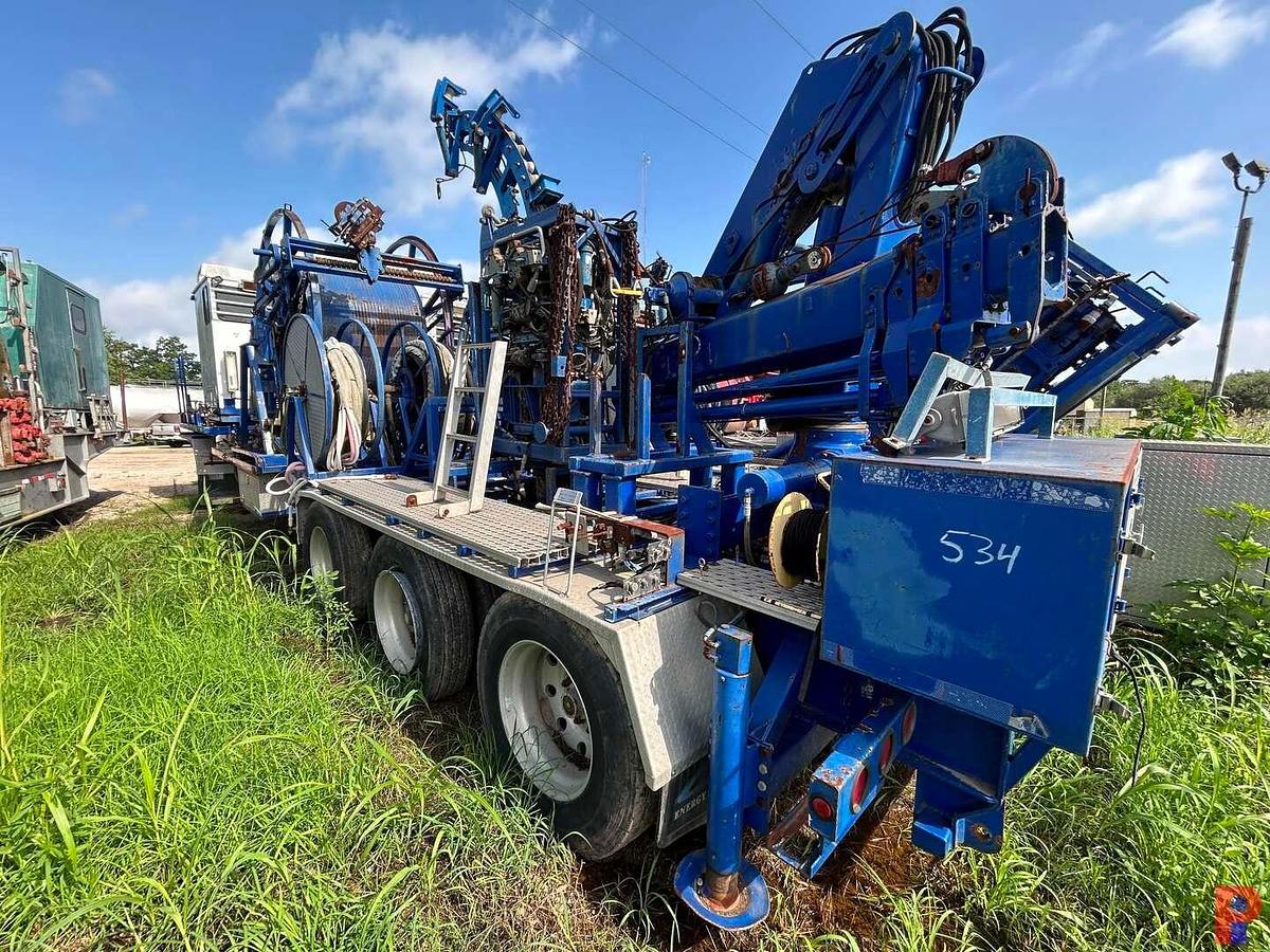 Used LEADER ENERGY COILED TUBING UNIT ON TRI AXLE TRAILER