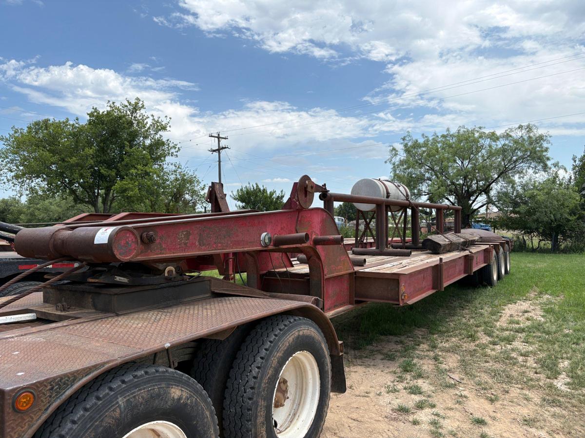 Used 1981 HERCULES 48’ X 96” 3-AXLE OILFIELD LOWBOY TRAILER
