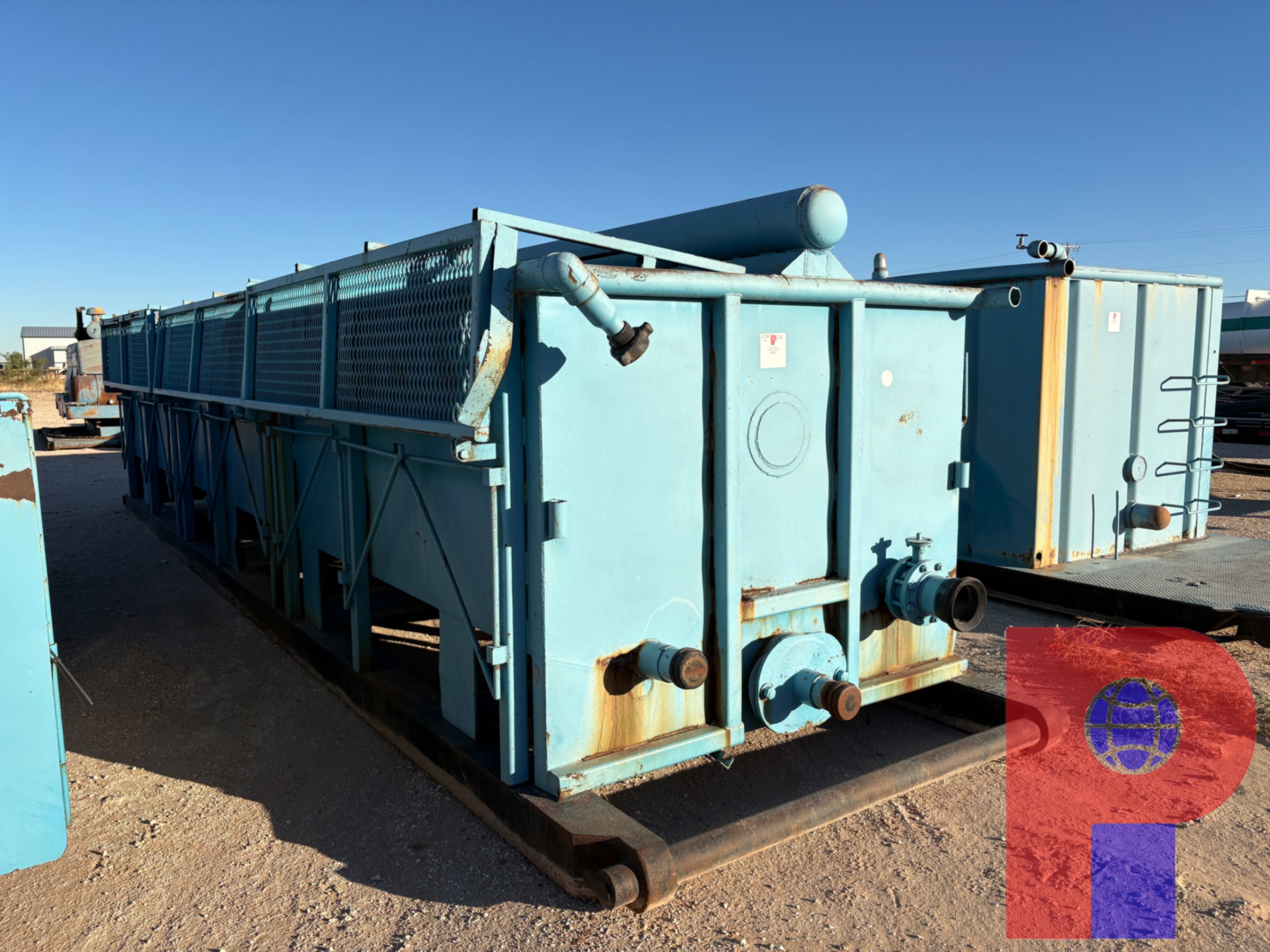 Used 30’ X 7’ X 5.5’ OPEN TOP FLUID TANK