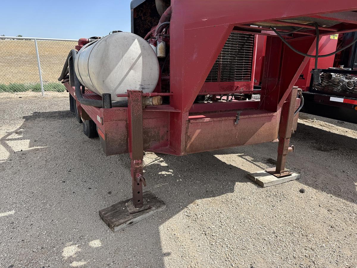 Used WEATHERFORD 5K WP TRIPLEX PUMP MTD ON 16’ T/A GOOSENECK TRAILER