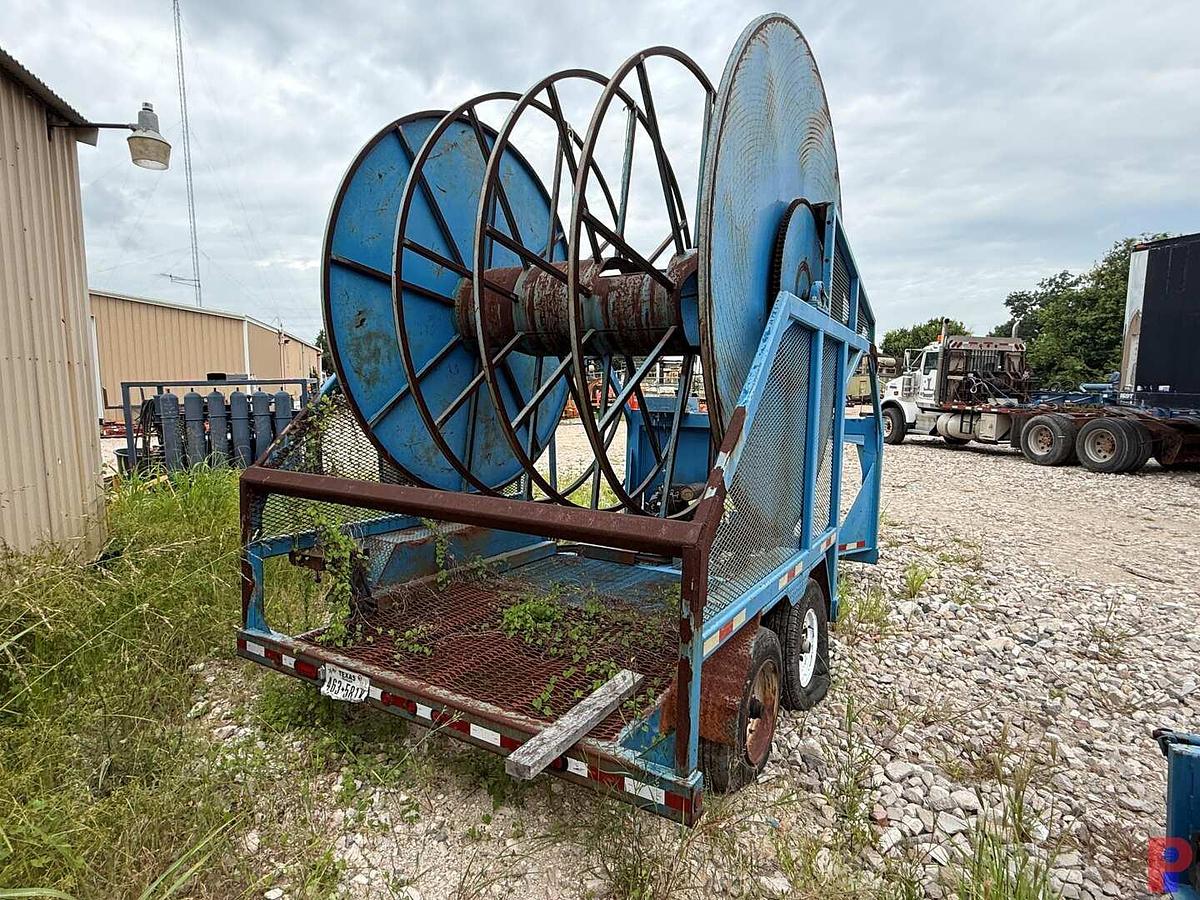 Used 2015 UNITED TRAILER 22’ X 102” T/A GOOSENECK HYDRAULIC REEL TRAILER