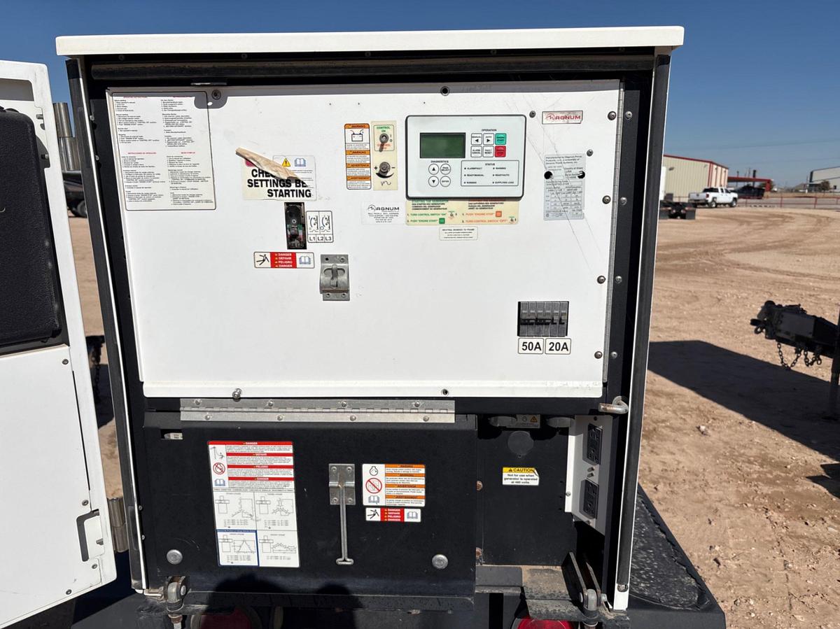Used MAGNUM MMG35 T/A BUMPER PULL 25KW GENERATOR