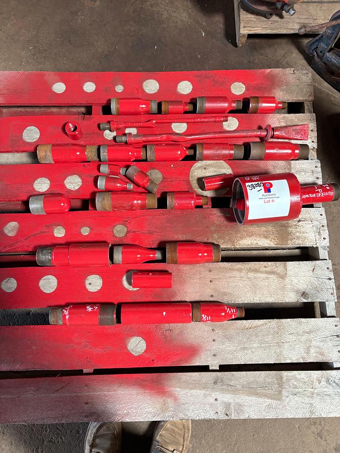 Used (2 pallets) assorted swages & 4” weco flanges