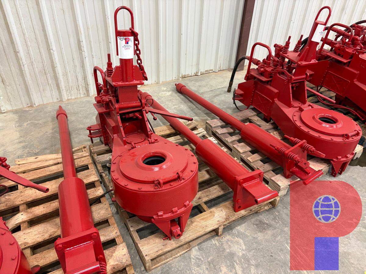 Used MODEL 58-93R HYDRAULIC TUBING TONG W/ 6’ HYD. LIFT CYLINDER