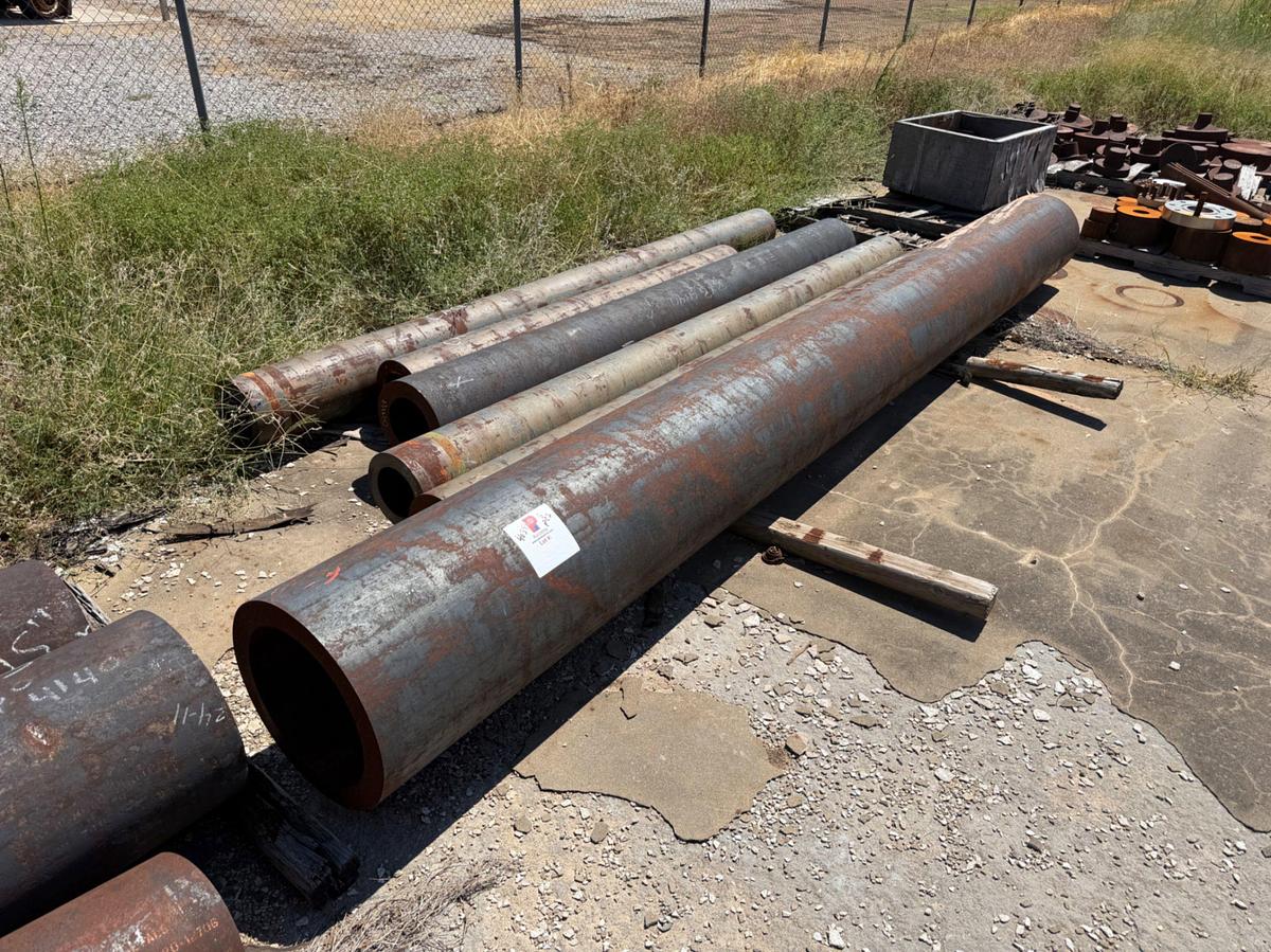 Used (6) pcs. Of Heavy Wall Round Stock