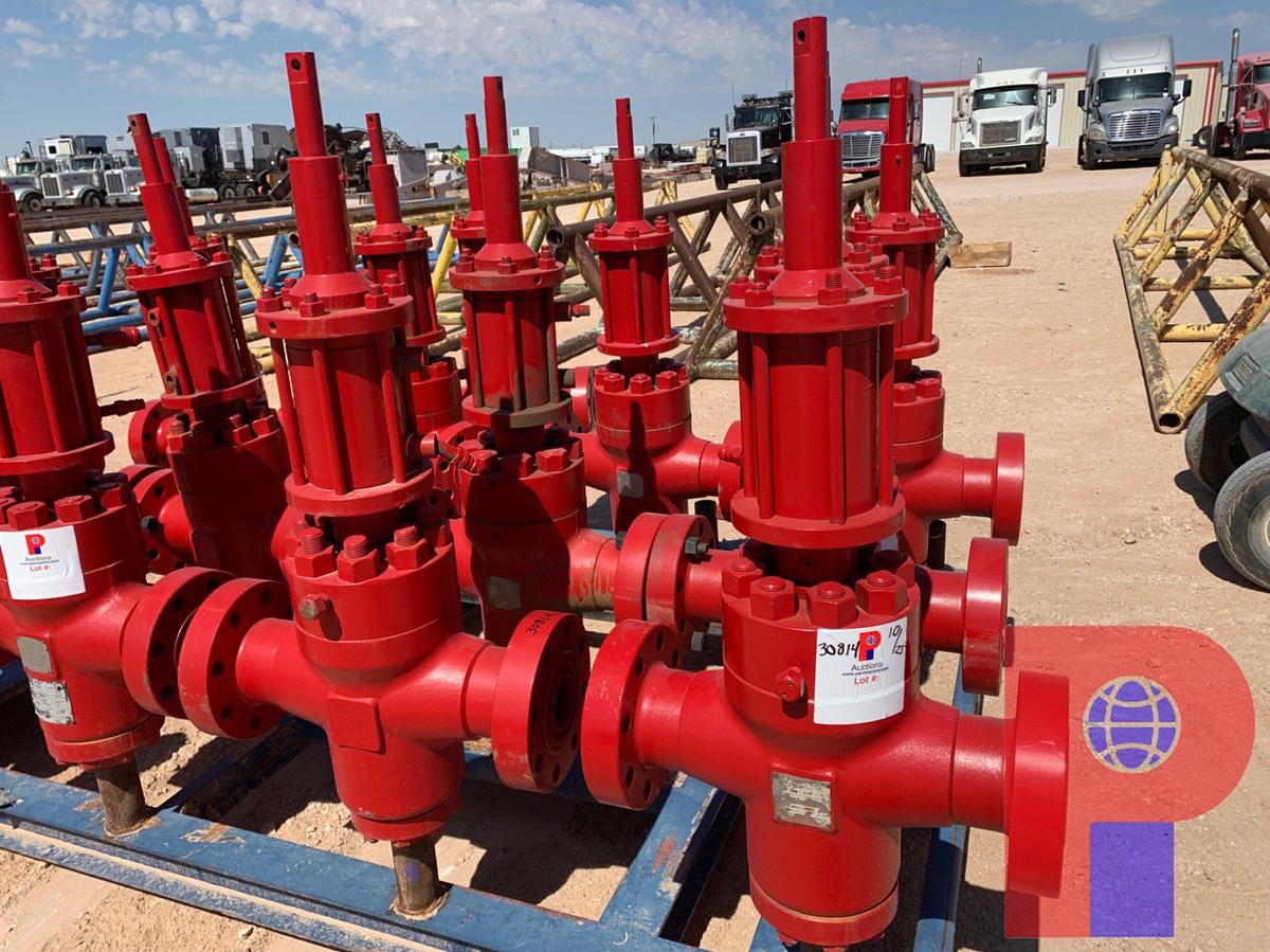 Used (2) 3” HYDRAULIC GATE VALVES