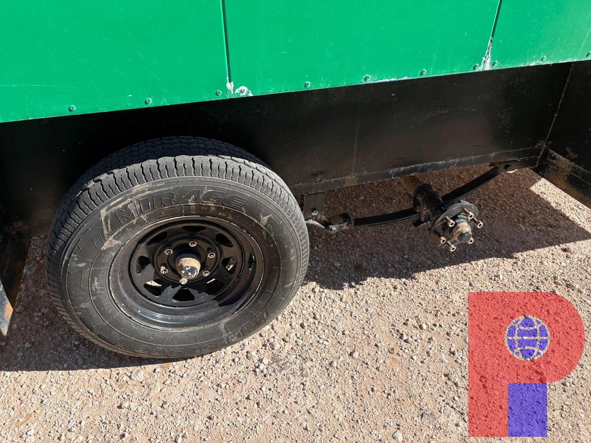 Used SHOPBUILT 12’ X 7’ T/A BUMPER PULL DOGHOUSE TRAILER