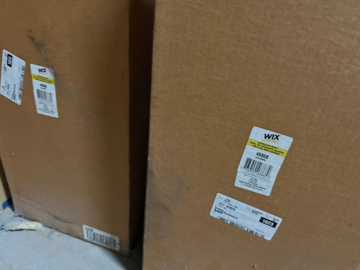 Used 20-SHELVE SECTION OF (180+) VARIOUS WIX , DONALDSON, & RELATED FILTERS