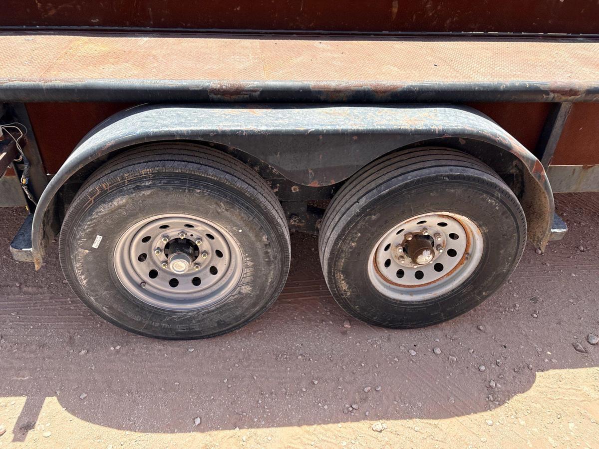 Used SHOPBUILT 20’ x 7’ t/a gooseneck trailer