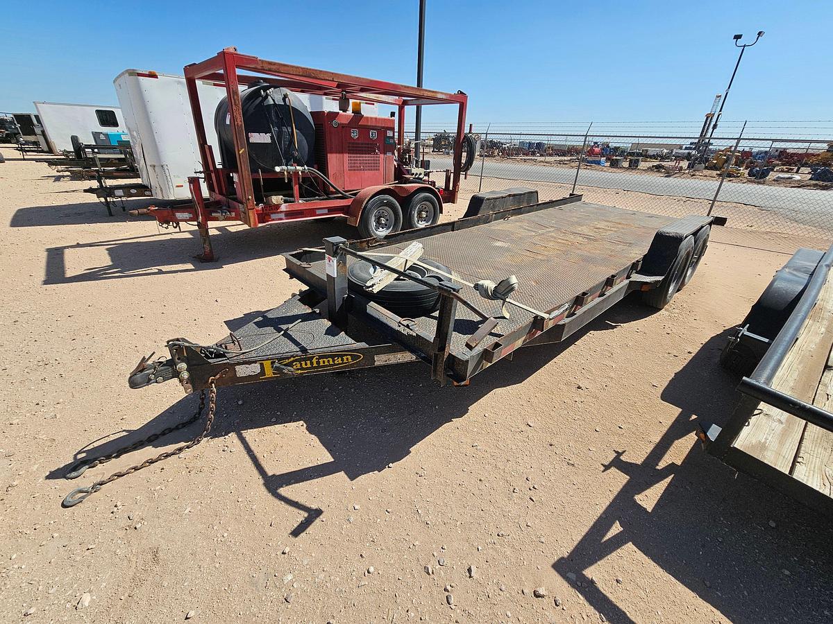 Used 2009 KAUFMAN TRAILERS OF NC 20’ X 82” T/A BUMPER PULL UTILITY TRAILER