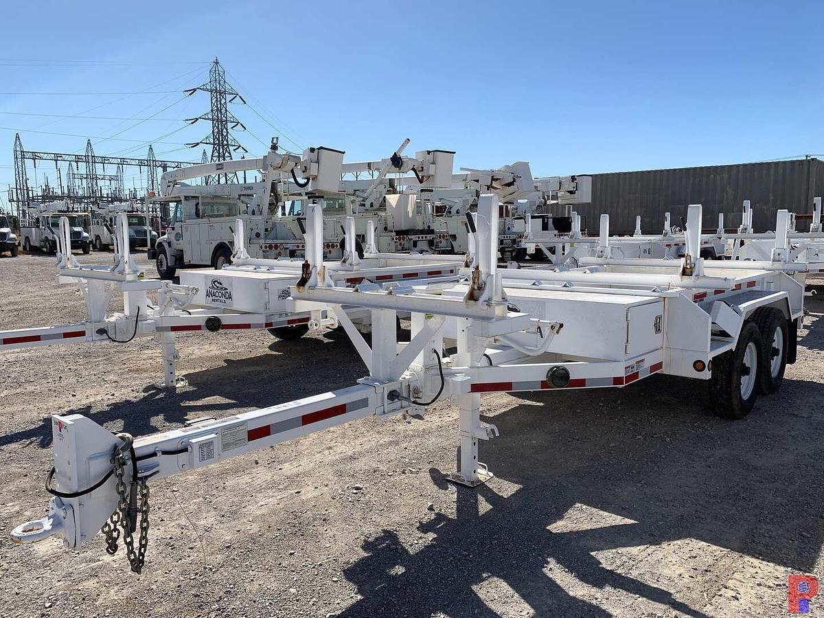 Used 2017 BROOKS BROTHERS TRAILERS 21’ T/A PINTLE HITCH POLE TRAILER