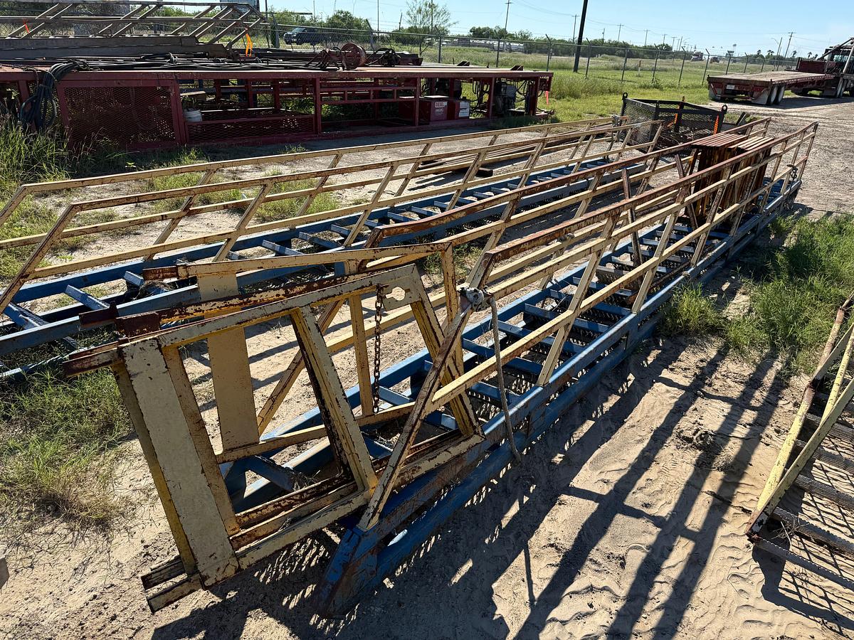 Used (2) 27’ STEEL RIG LADDERS