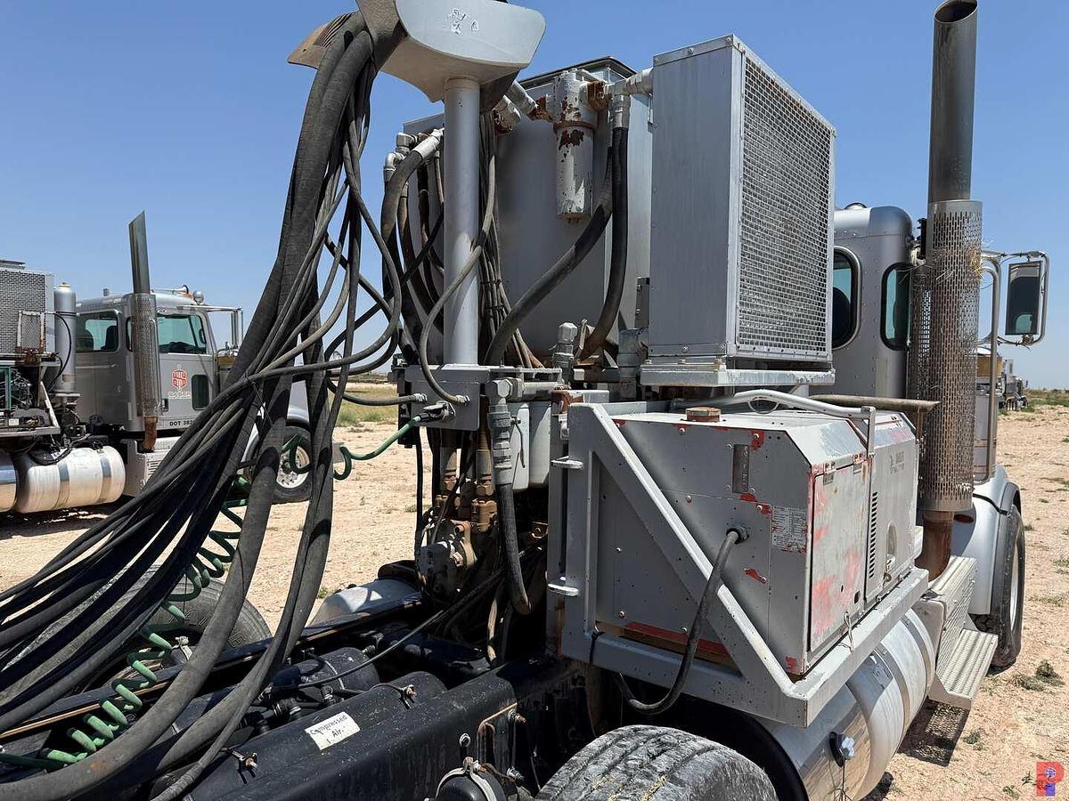 Used 2013 PETERBILT 367 QUAD AXLE COIL TUBING HAUL TRUCK