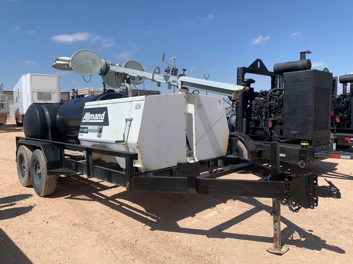 Used Allmand MAXI-LITE SHO-HD 20kW Light Tower Combo Trailer
