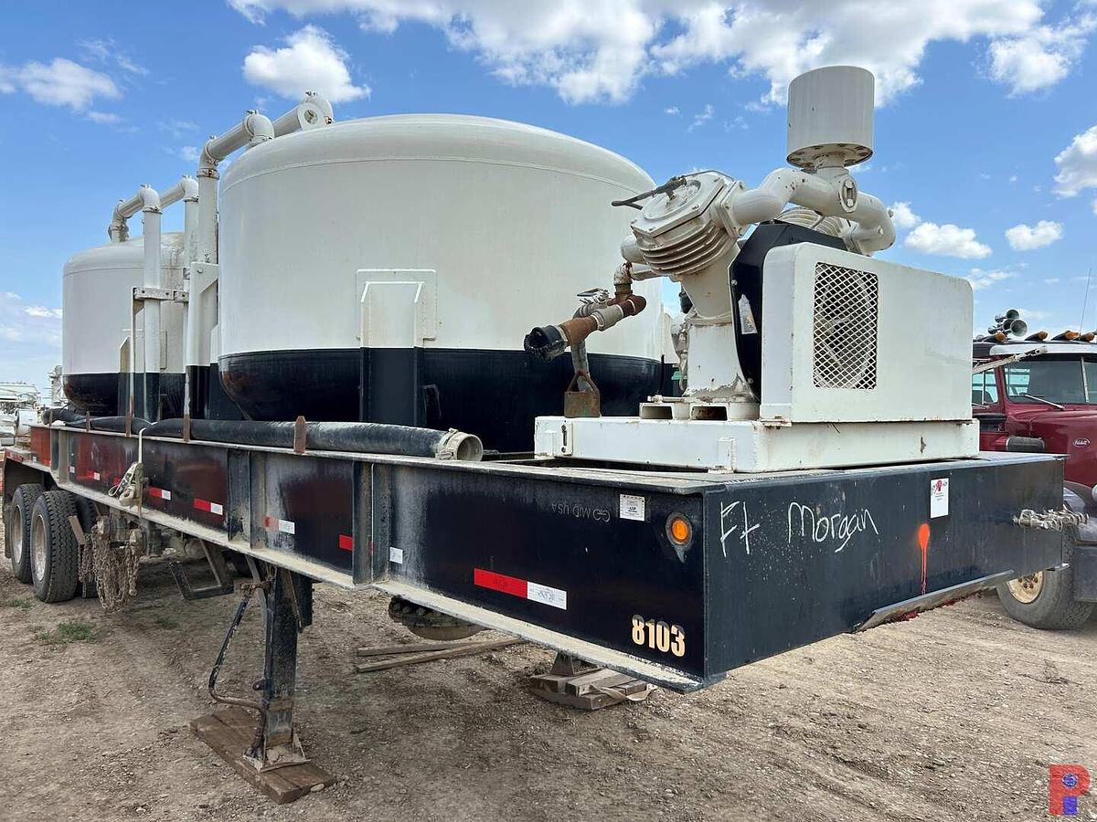 Used 2018 TIGER MANUFACTURING CO. DOUBLE POD PNUEMATIC DRY BULK TRAILER