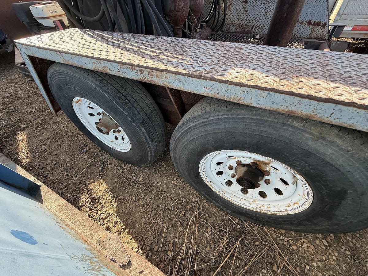 Used SHOP MADE 10’ T/A 2-STATION BUMPER PULL ACCUMULATOR TRAILER