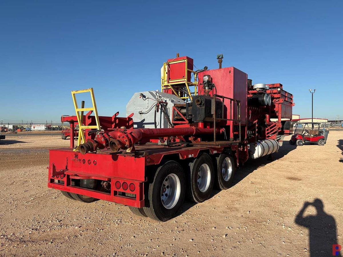 Used 2011 BLACKSTONE TRAILER MFG 3-AXLE FRAC PUMP TRAILER