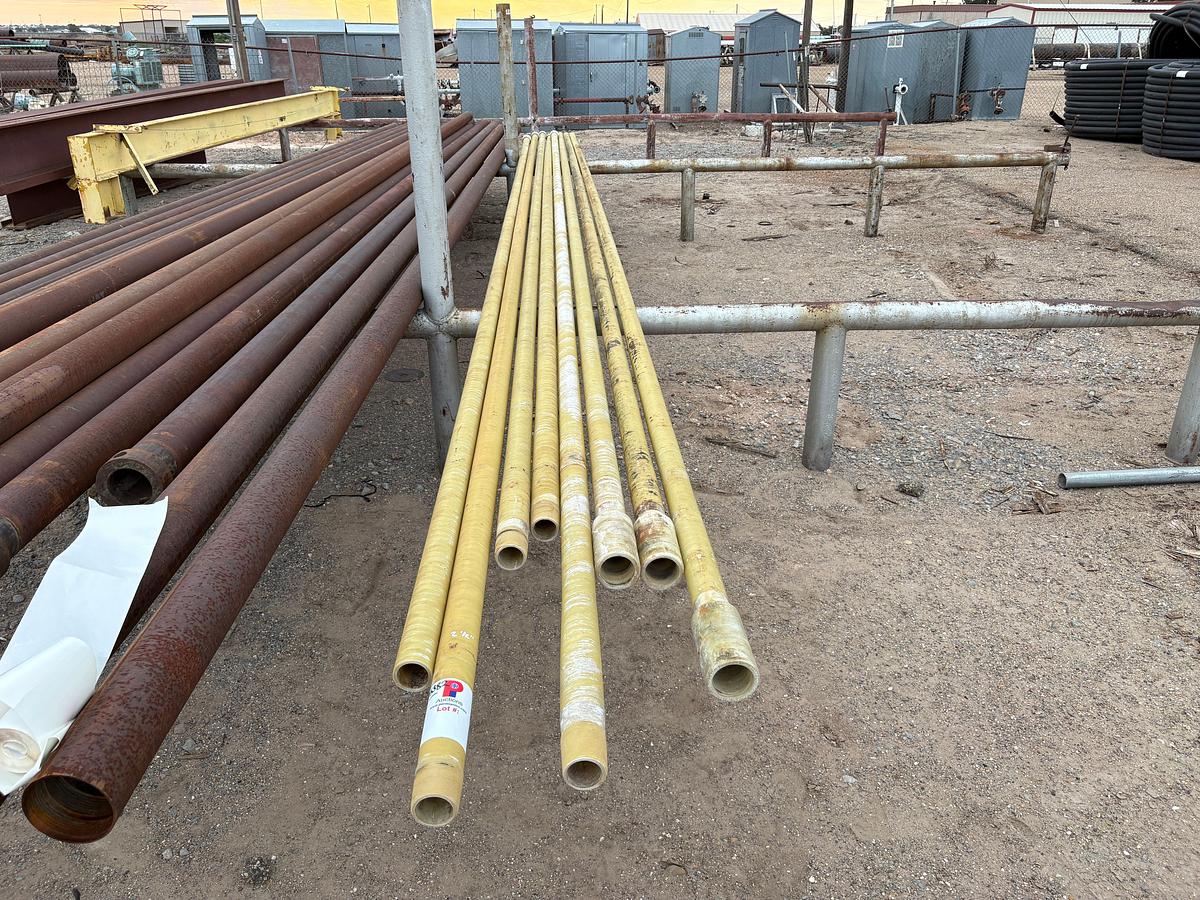 Used (248x$) 248’ (8 jts) of 2-1/2” fiberglass tubing pipe