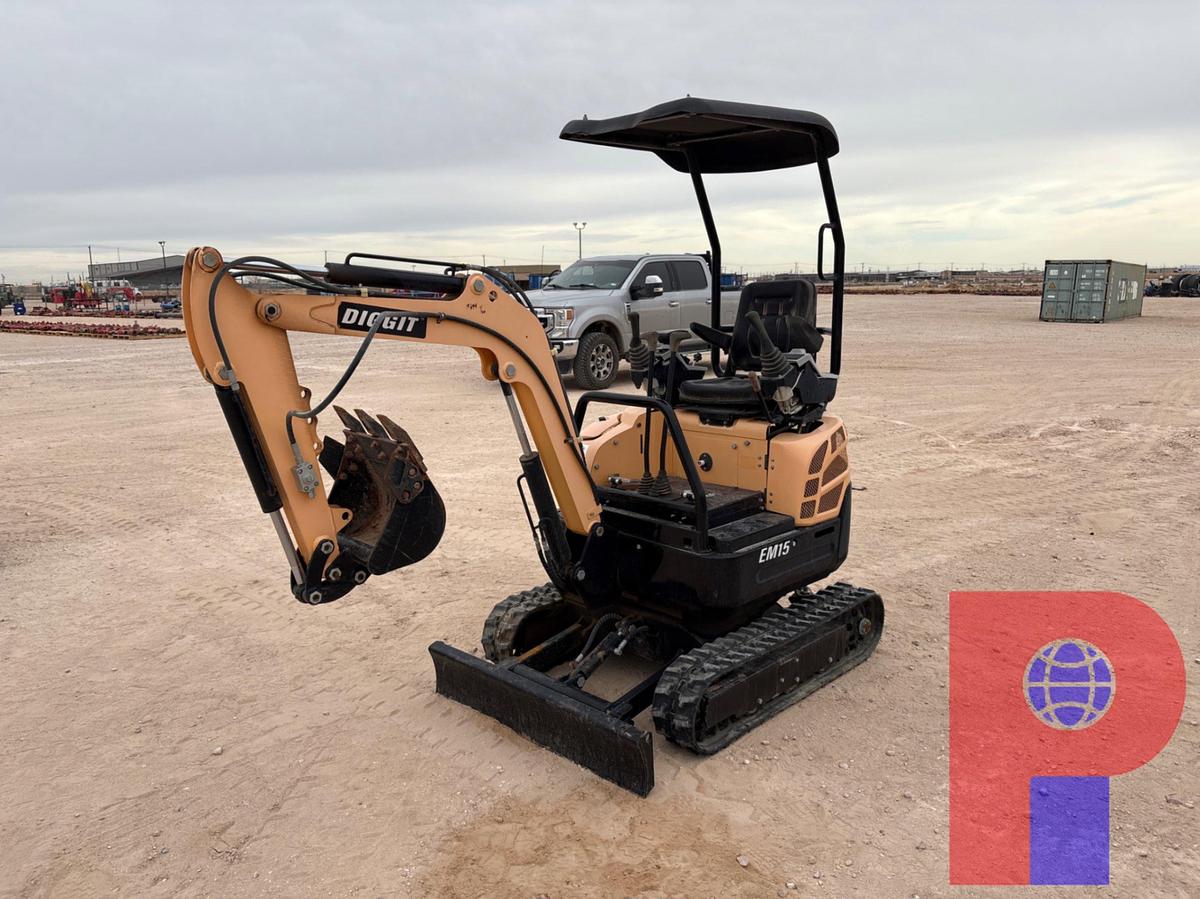 Used Diggit em15 mini excavator