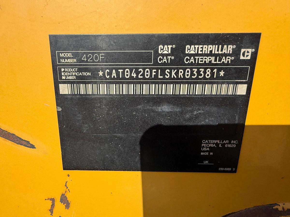 Used 2014 CATERPILLAR 420F BACKHOE