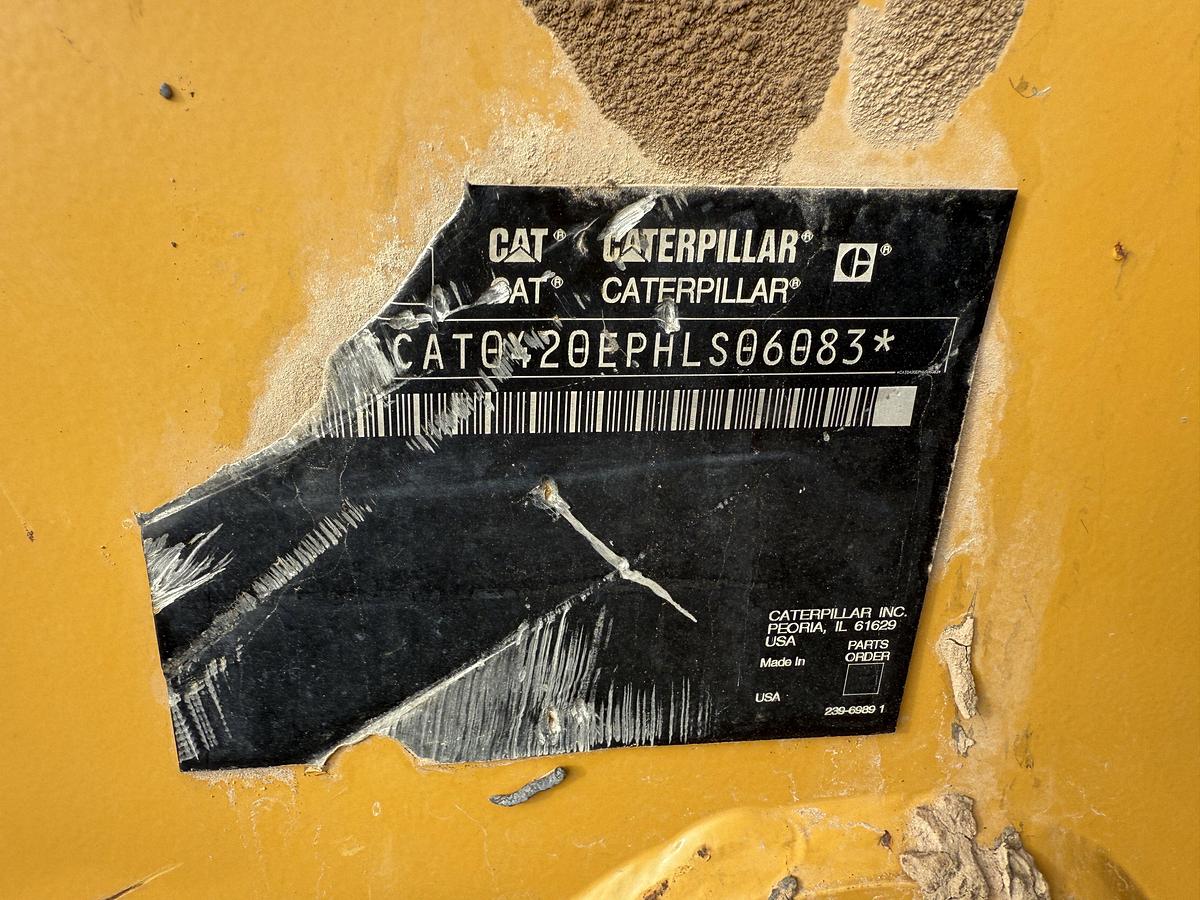 Used 2007 CATERPILLAR 420E BACKHOE LOADER