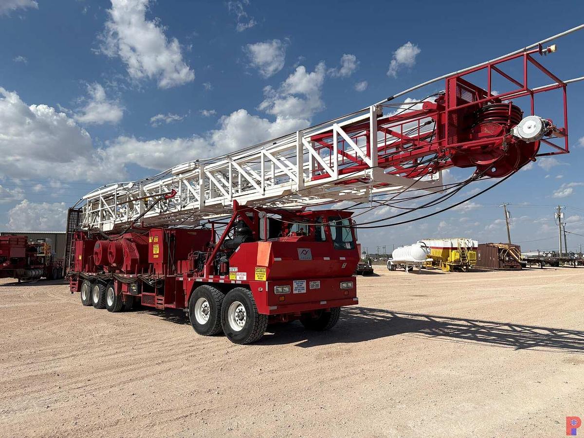 Used 2007 CROWN CE600DD 5-AXLE WELL SERVICE RIG (2023 Cat IV Inspection)