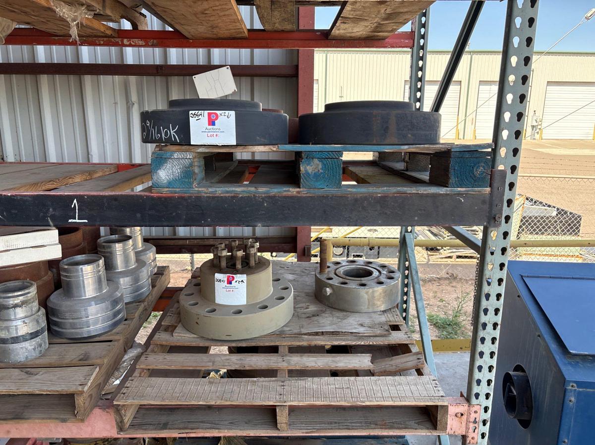Used (6) assorted adapter flanges