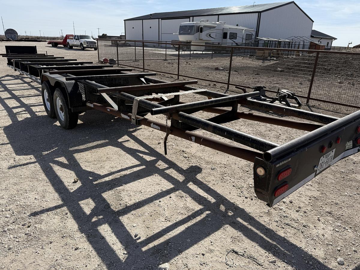 Used BIG TEX 30’ X 68” T/A BUMPER PULL PIPE TRAILER