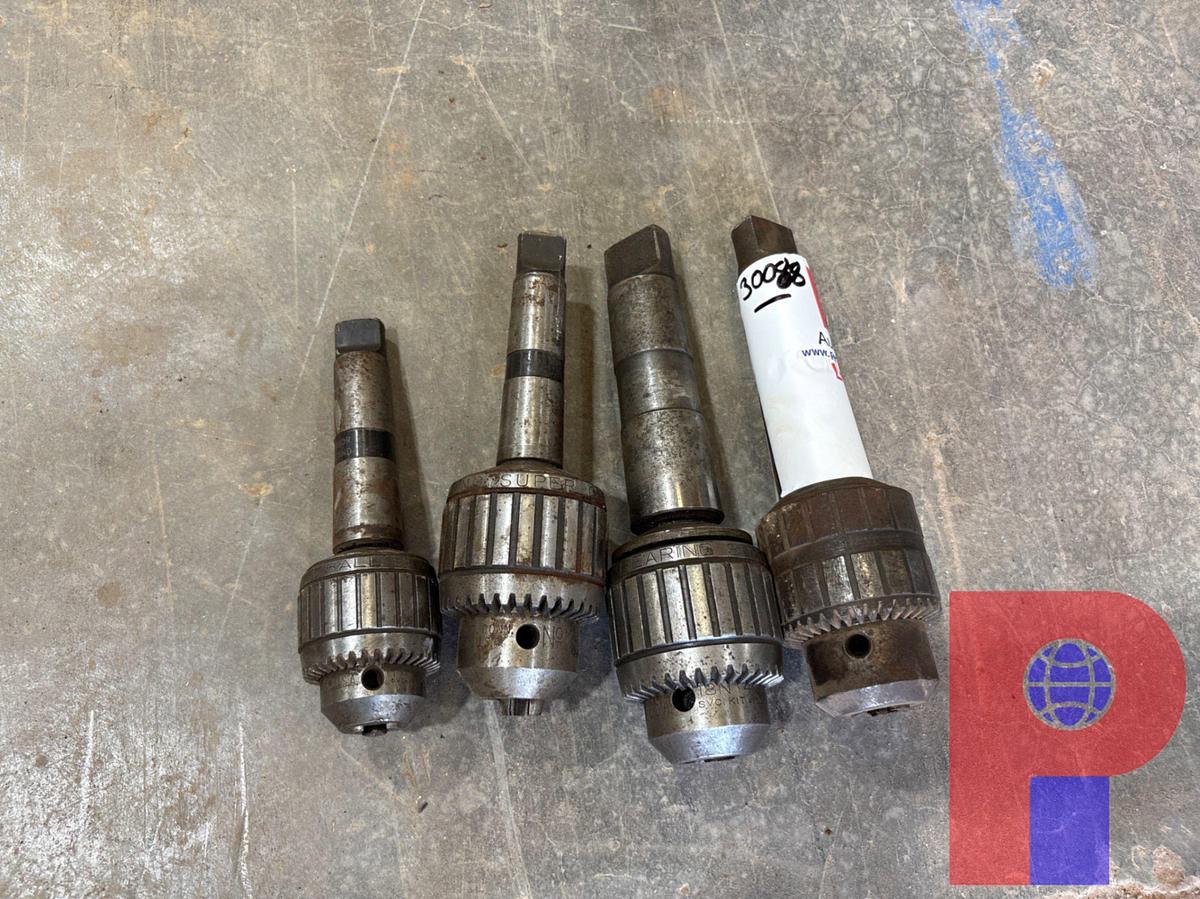 Used (4) JACOB’S BALL BEARING SUPER CHUCKS