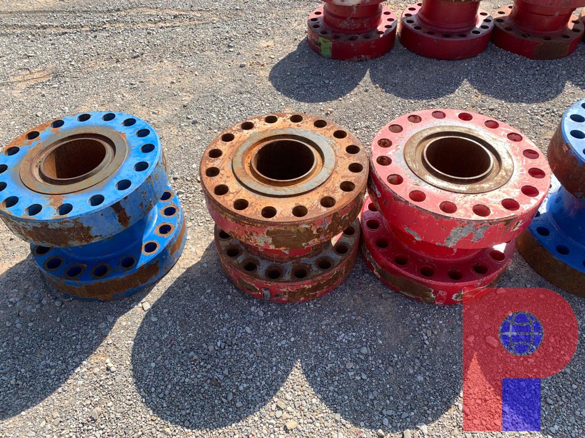 Used (3) 7-1/16” X 16” (3) 7-1/16” X 17-3/4”  15K TO 10K ADAPTOR SPOOL