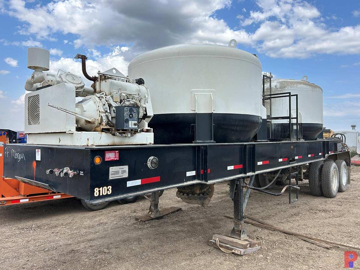 Used 2018 TIGER MANUFACTURING CO. DOUBLE POD PNUEMATIC DRY BULK TRAILER