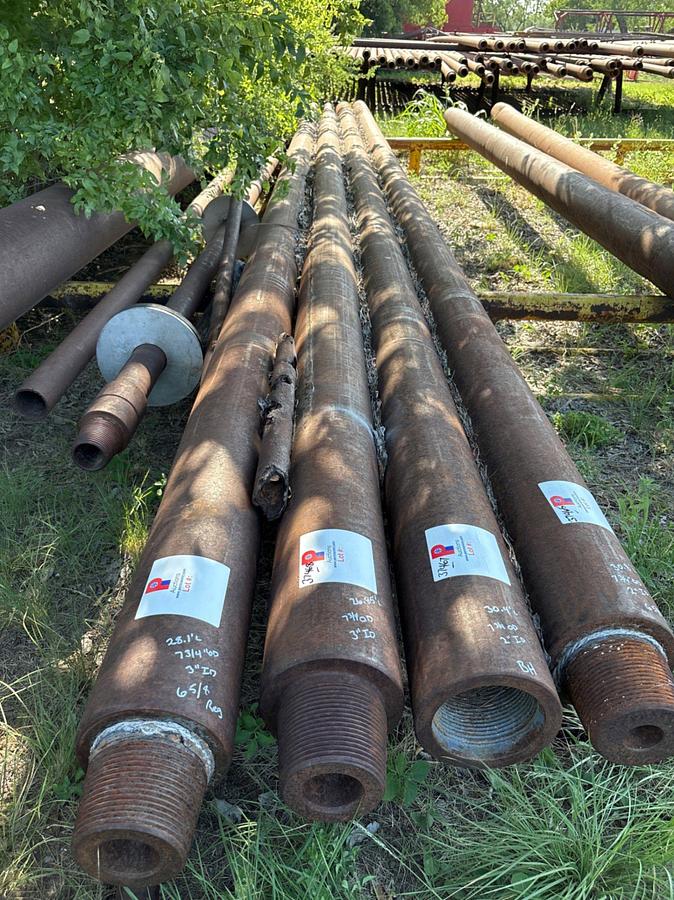 Used 7-3/4”OD x 3”ID x 26.85’L 6-5/8reg SLICK DRILL COLLAR
