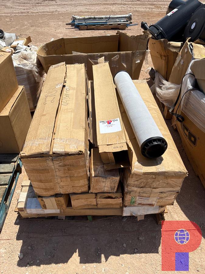 Used PALLET OF MISCELLANEOUS UNUSED AIR FILTERS