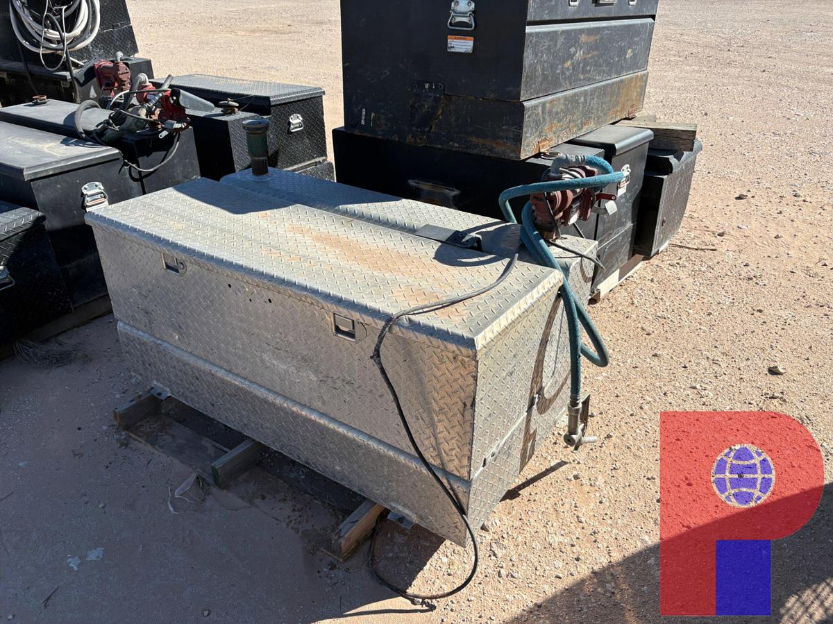 Used (5) ASSORTED TRUCK TOOLBOXES & L-SHAPED FUEL TANKS