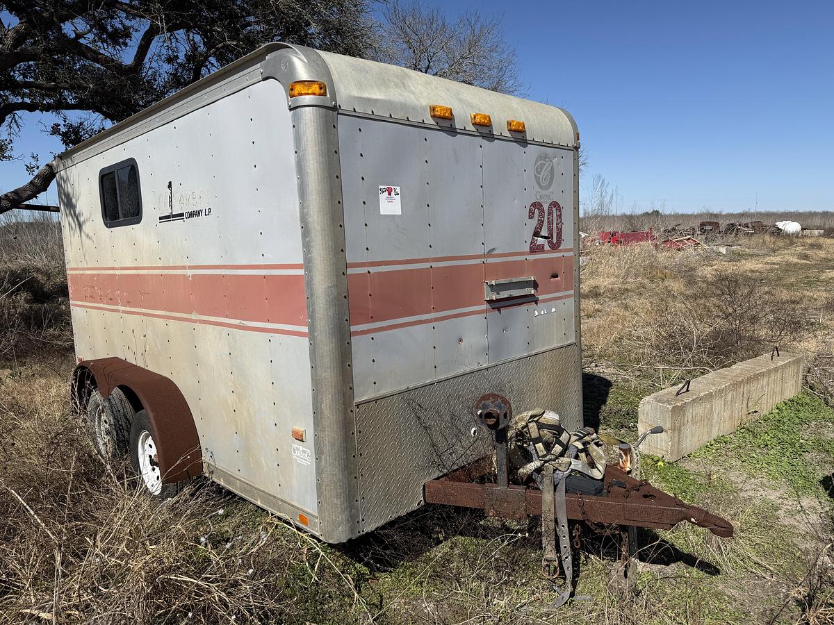 Used 12’ T/A BUMPER PULL DOGHOUSE TRAILER