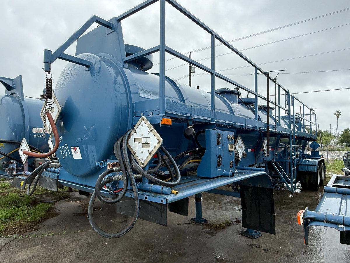 Used 2006 WORLEY WELDING WORKS 4,100 GAL 3-COMP T/A ACID TRANSPORT TRAILER