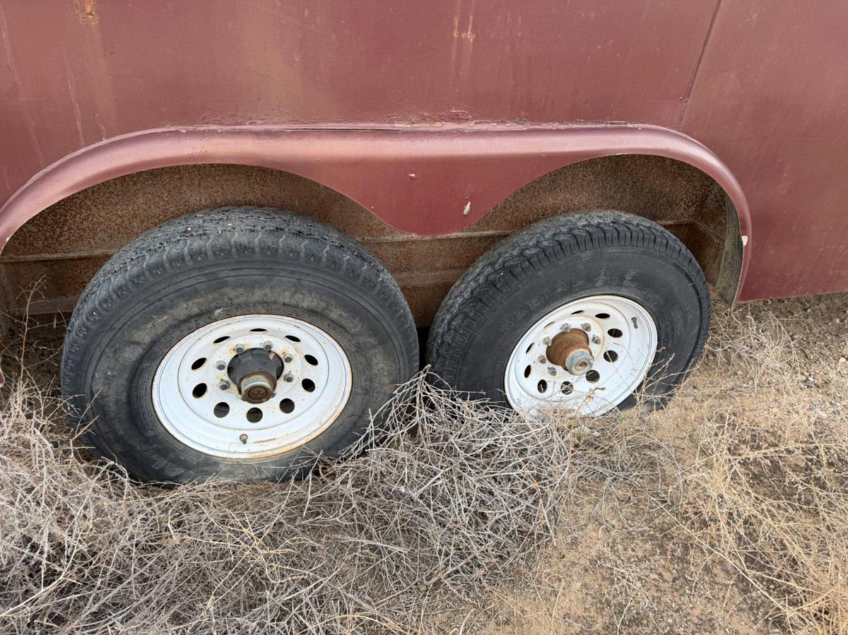 Used Shopbuilt 20’ t/a Doghouse Trailer