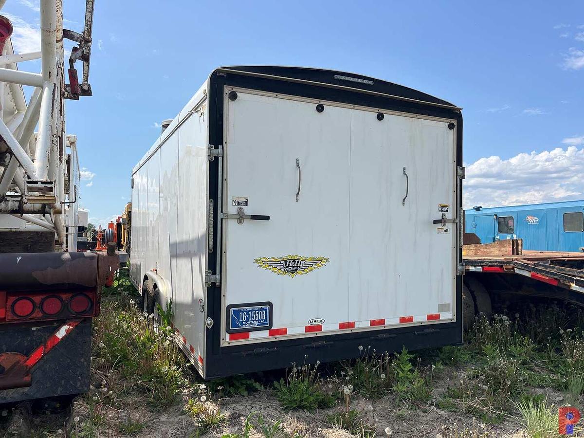 Used 2008 H&H 20’ T/A BP ENCLOSED PRESSURE WASHER TRAILER