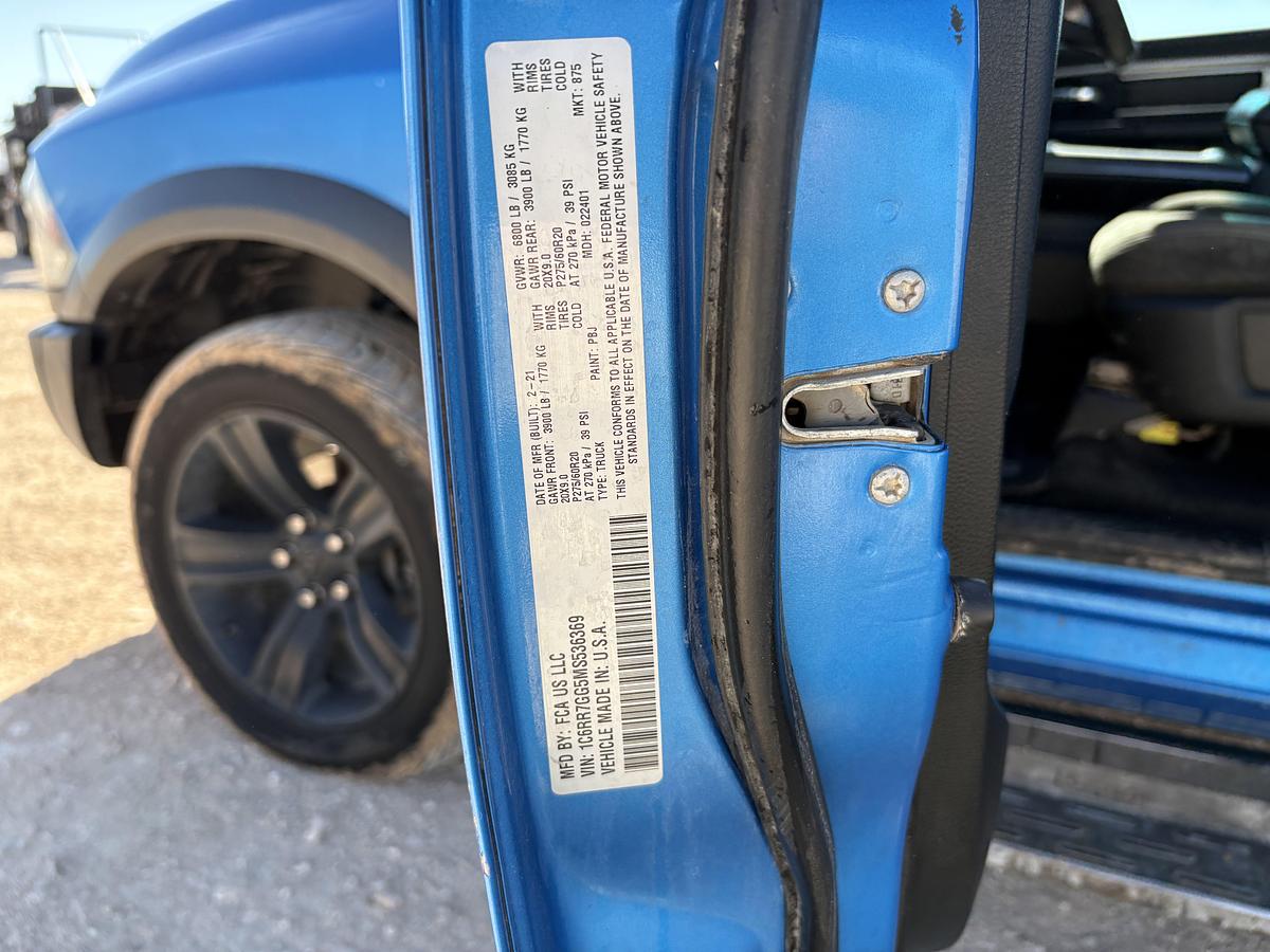 Used 2021 RAM 1500 CLASSIC CREW CAB PICKUP TRUCK