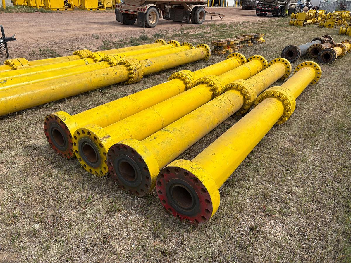 Used (8) 7-1/16” x 8’ spacer spools