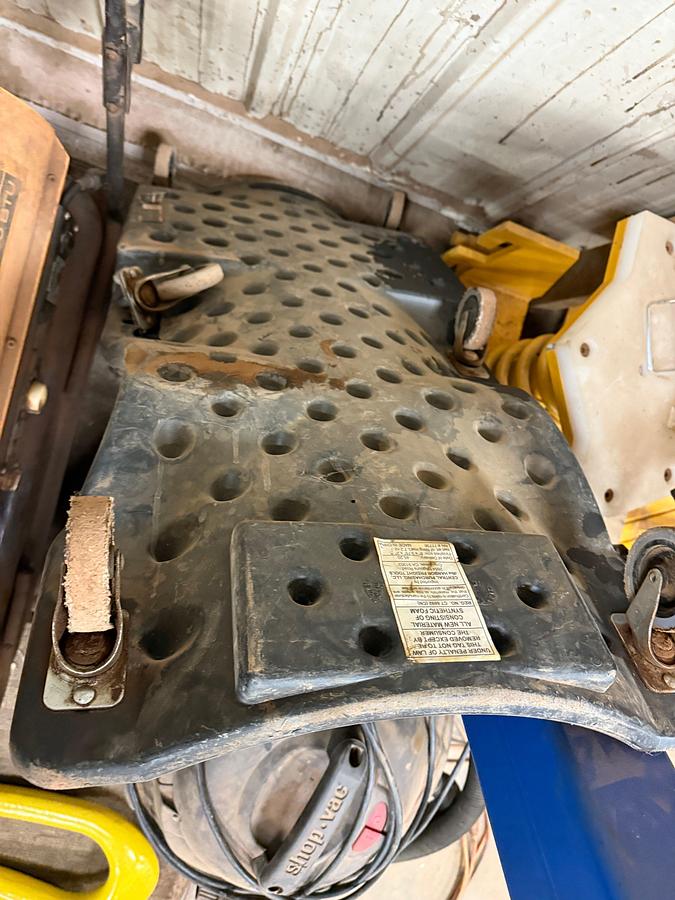 Used (2) MASTER DIESEL FIRED SHOP HEATERS, (1) CHAMPION 4450 WATTS  GAS GENERATOR, SHOP-VAC, PITTSBURGH CREEPER