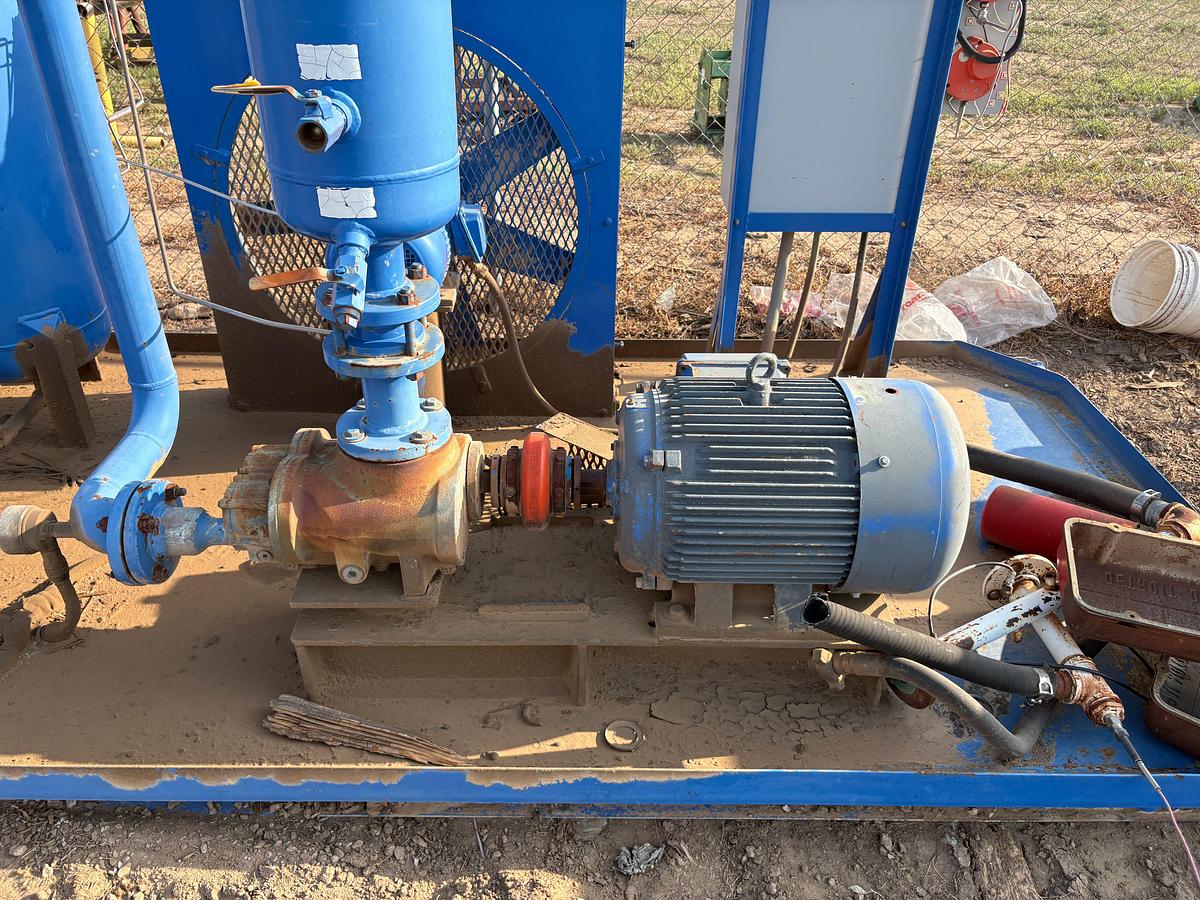 Used (3) skidded air compressor units, incomplete