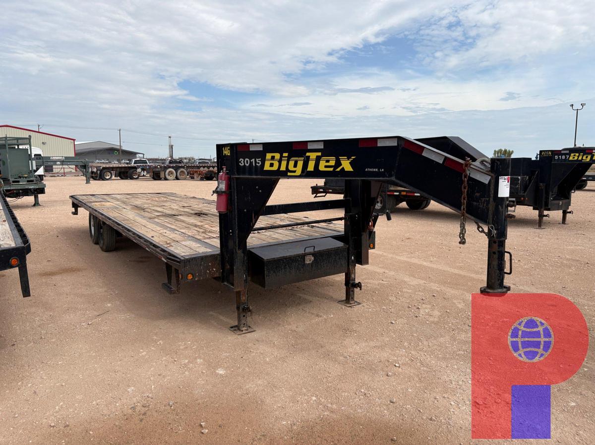 Used 2012 BIG TEX 26’ X 102” T/A GOOSENECK TRAILER