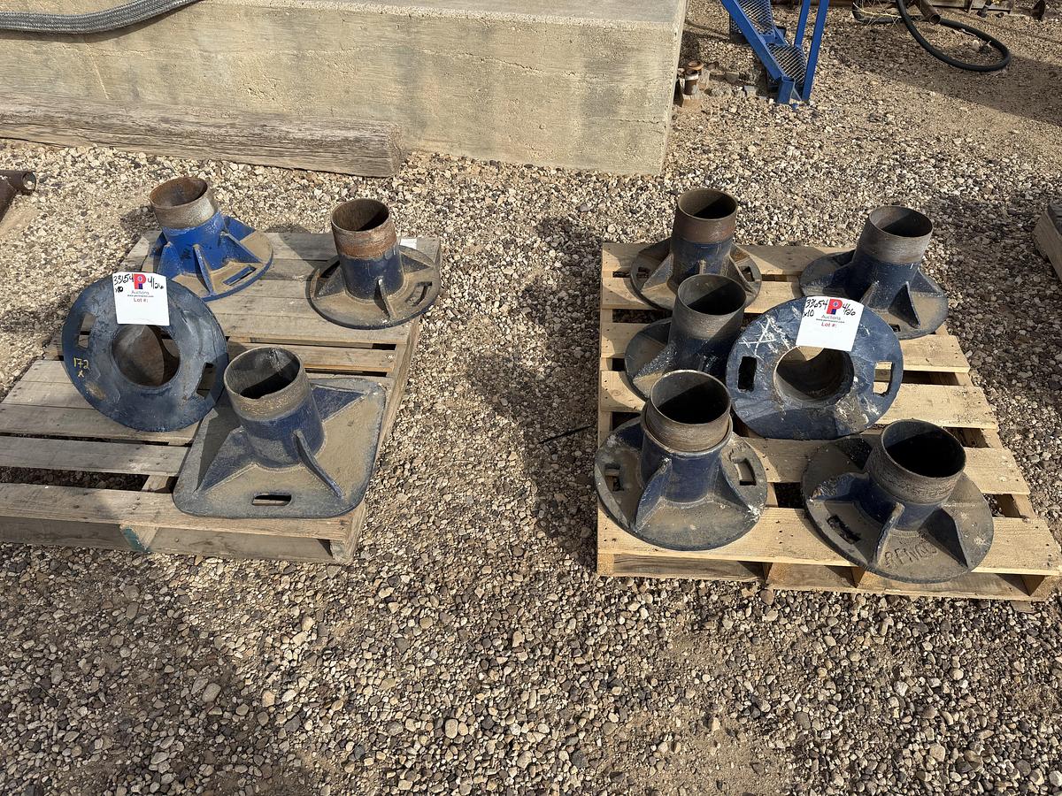 Used (10 X $) 2-PALLETS W/ 6-7/8” BOP RUNNING PLATES