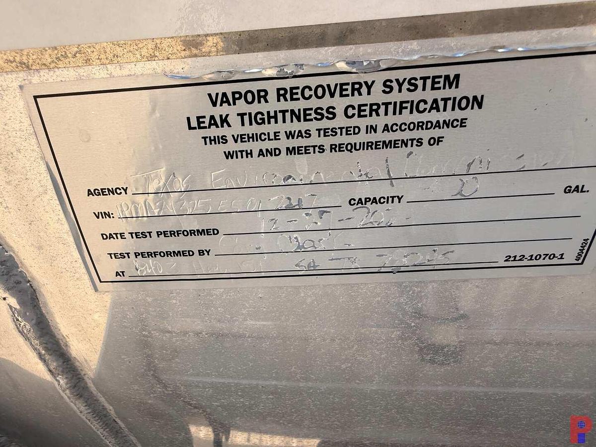 Used 2014 POLAR TANK 9,400 GAL. T/A FUEL TANK TRAILER