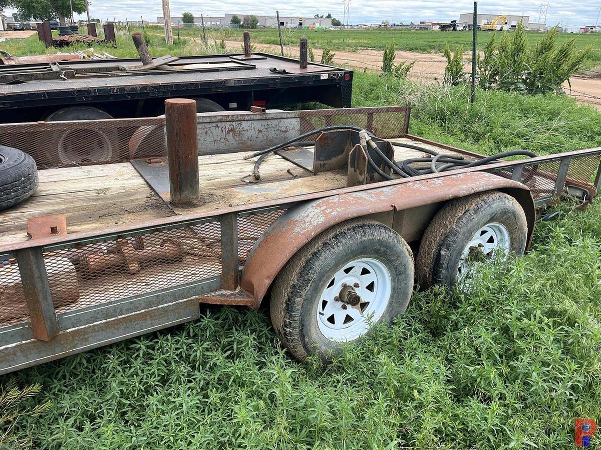 Used 2006 SHOPBUILT 16’ T/A TOOL TRAILER