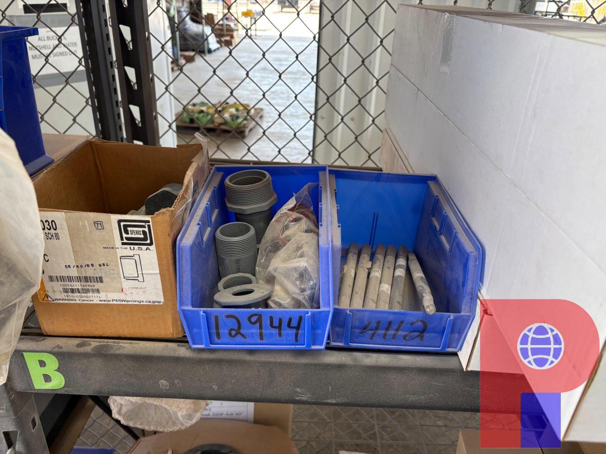 Used 6’ X 2’ X 6’ SHELF W/ CONTENTS