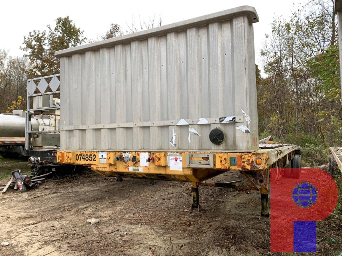 Used 2006 48’ X 96” FONTAINE FLAT DECK TRAILER